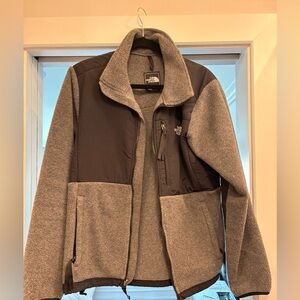 North face fleece- grey- women’s large